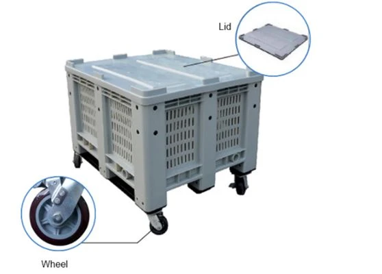 vented plastic pallet container vented plastic pallet container