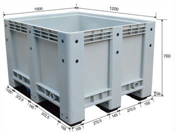 Deniz Ürünleri Depolama için Palet Kutusu