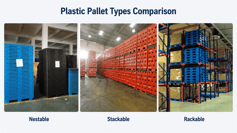 stackable rackable nestable plastic pallets difference stackable rackable nestable plastic pallets difference