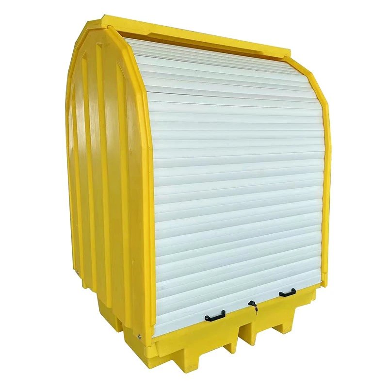 Outdoor Drum Spill Storage Sheds