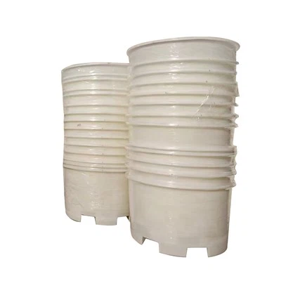 Su ürünleri yetiştiriciliği için plastik silindirik yuvalanabilir kap