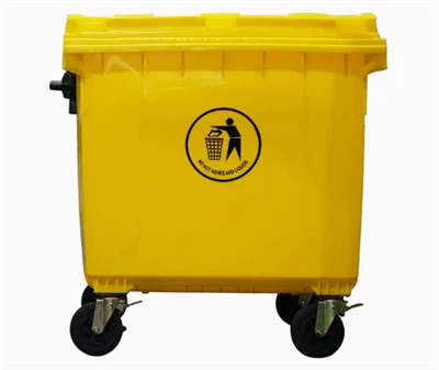 Hastaneler için plastik çöp kutusu